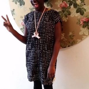 Amanda Moss Marquette Wool/Viscose t-shirt dress